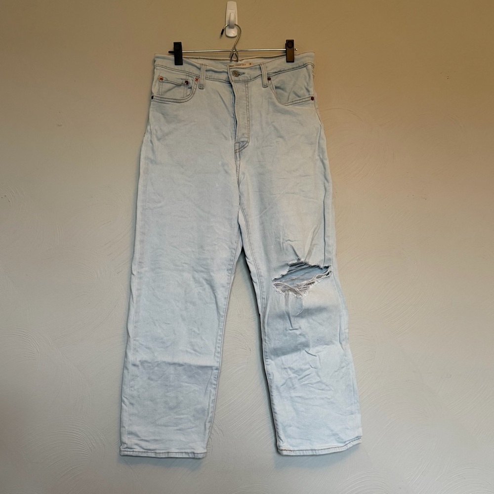 Levi's Ribcage Straight Leg Ankle Jeans